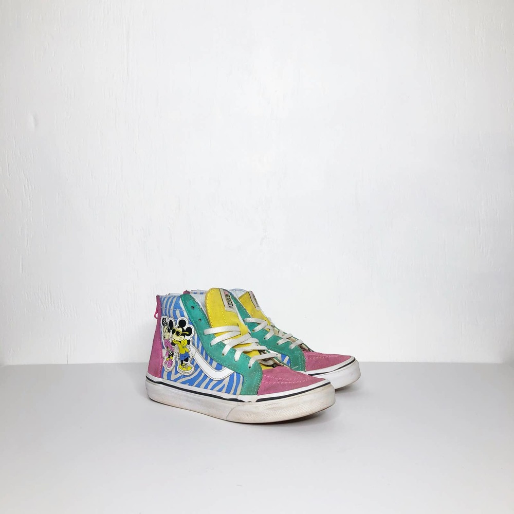 DISNEY x VANS SK8 Hi Zip Mickey Mouse Sneakers